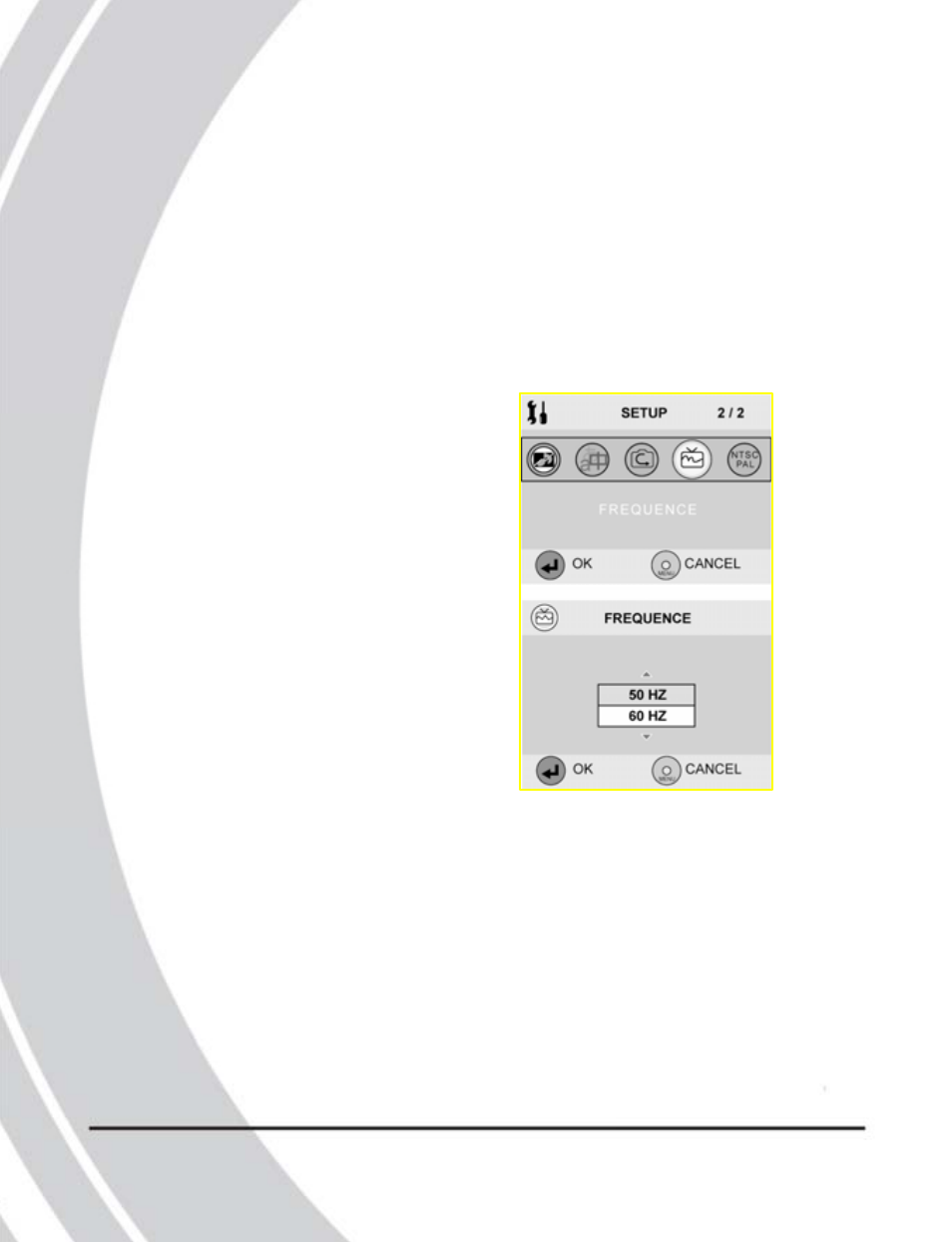 9 frequency s et u p, 10 tv out | DXG Technology DXG-503 User Manual | Page 44 / 57