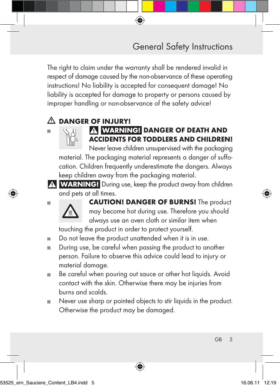 General safety instructions | Ernesto Z31029 User Manual | Page 3 / 44