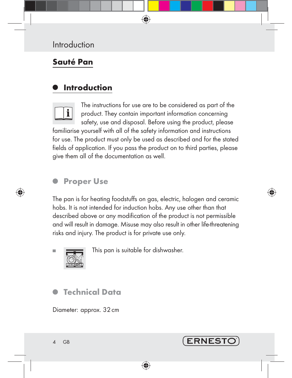 Introduction | Ernesto Z29484 User Manual | Page 4 / 33