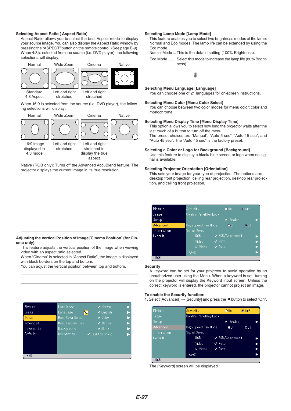 E-27 | Dukane 8767 User Manual | Page 27 / 40