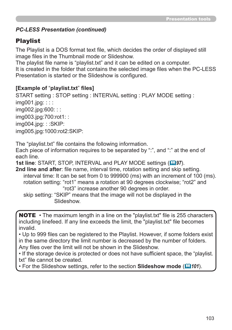 Dukane Projector 976SX User Manual | Page 103 / 128