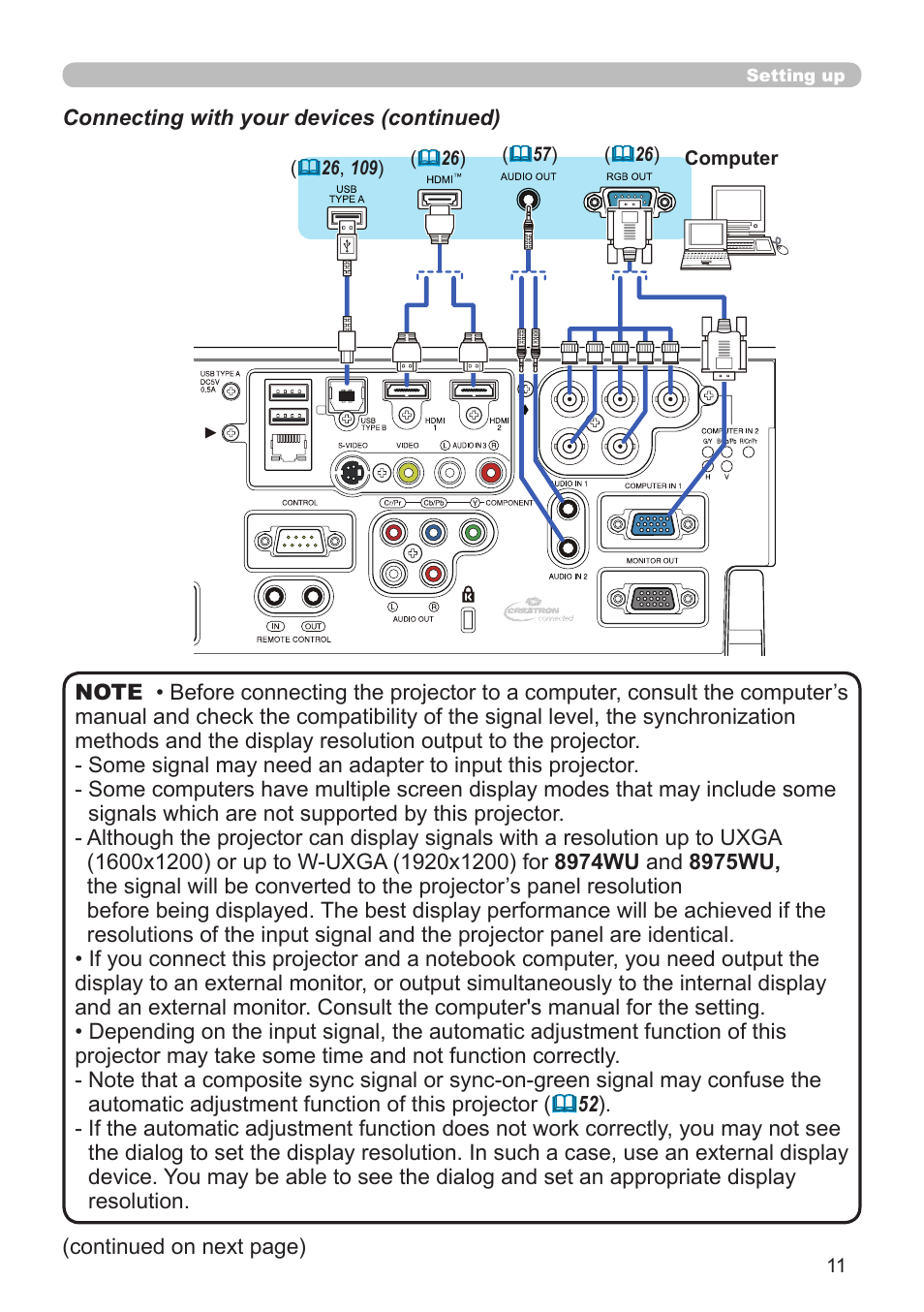 Dukane Projector 976SX User Manual | Page 11 / 128