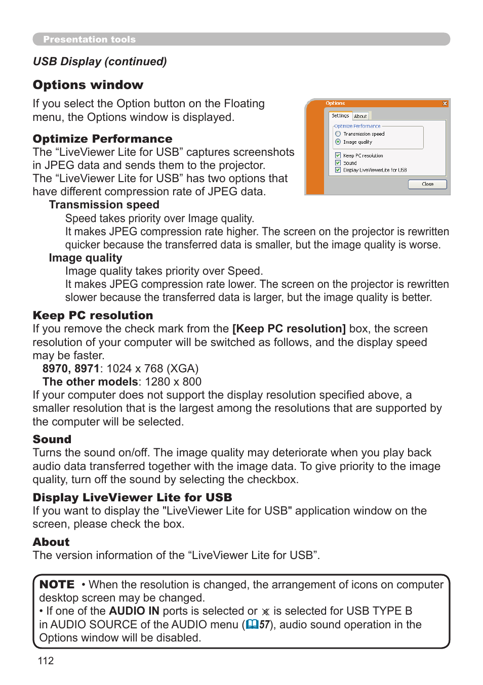 Dukane Projector 976SX User Manual | Page 112 / 128