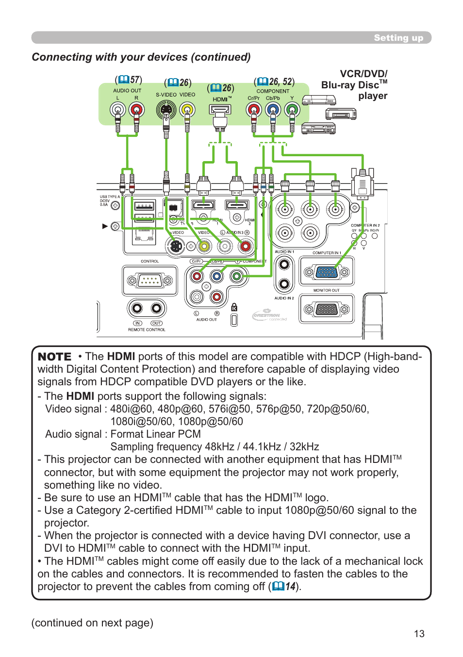 Dukane Projector 976SX User Manual | Page 13 / 128