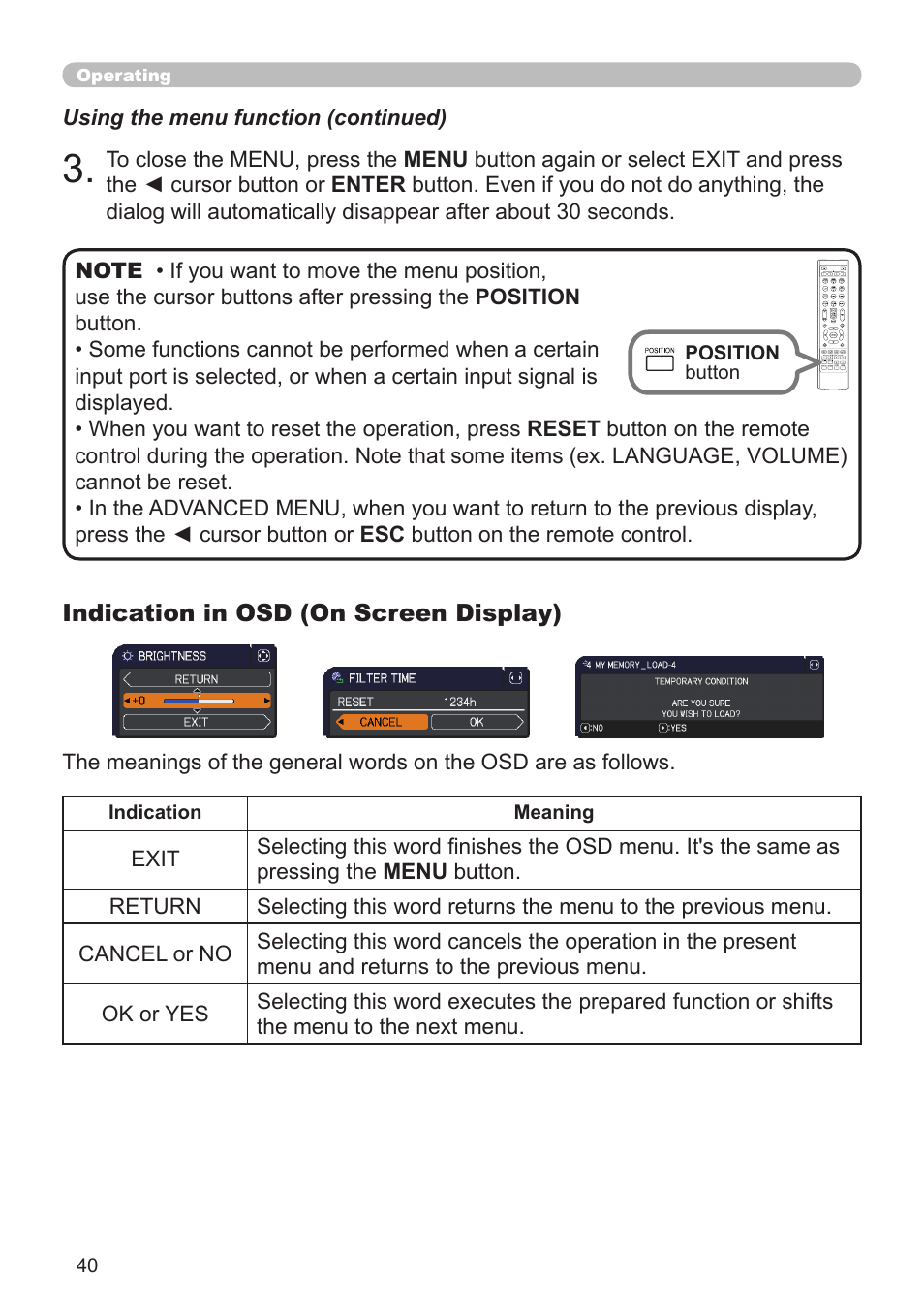 Dukane Projector 976SX User Manual | Page 40 / 128