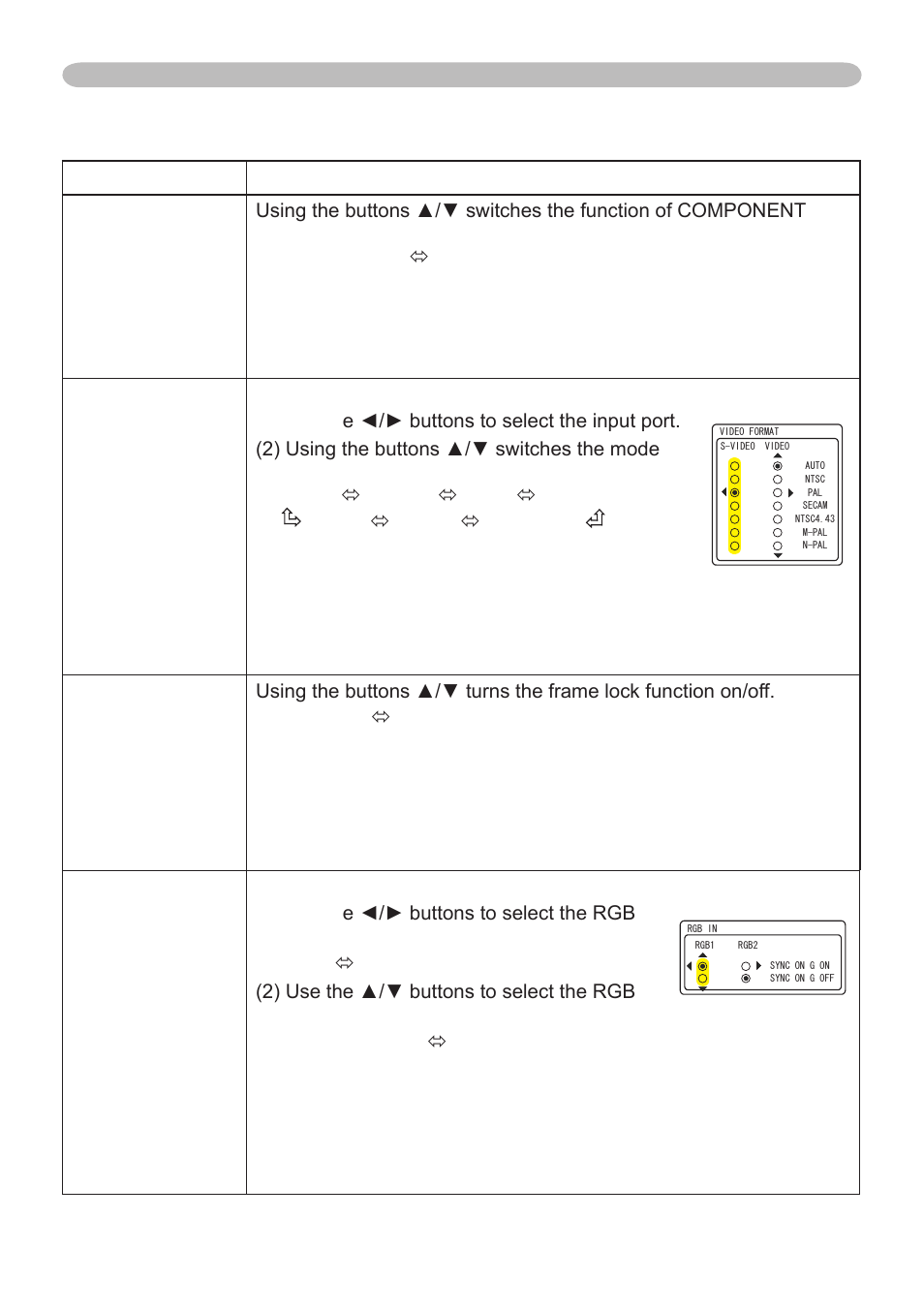 Input menu (continued) | Dukane 401-8755E-01 User Manual | Page 35 / 82