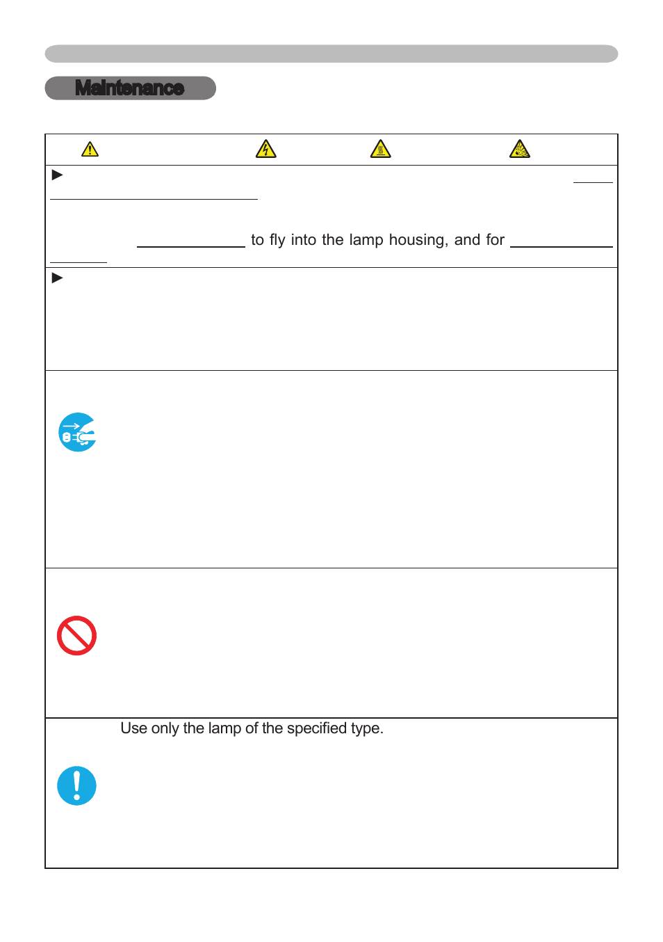 Maintenance lamp warning | Dukane 401-8755E-01 User Manual | Page 52 / 82