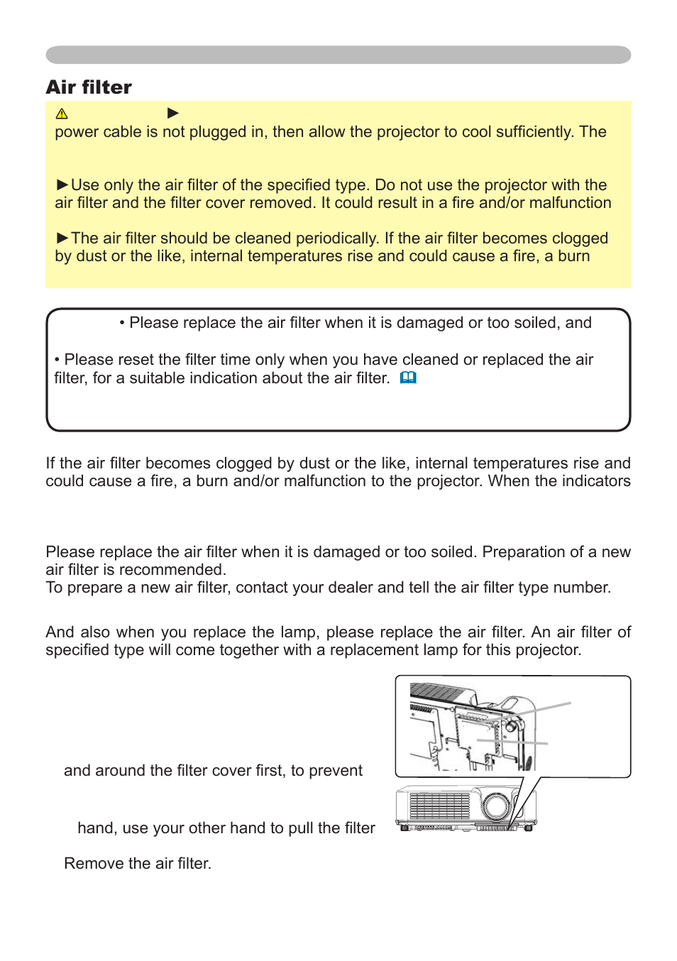 Air filter | Dukane 401-8755E-01 User Manual | Page 54 / 82