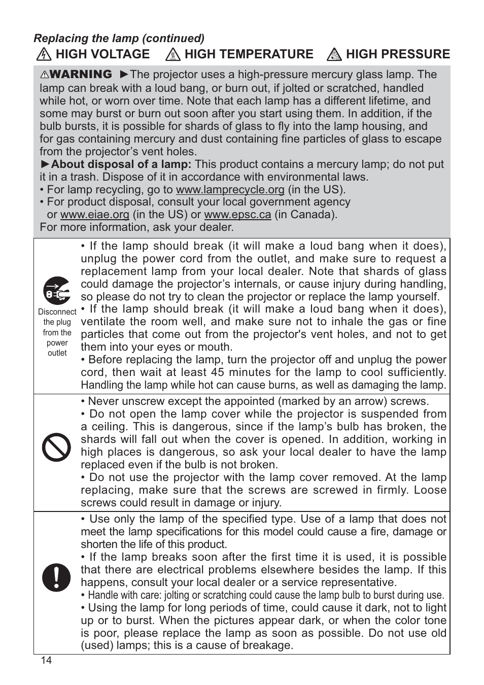 Dukane DATA VIDEO PROJECTOR 8927HW-RJ User Manual | Page 16 / 24