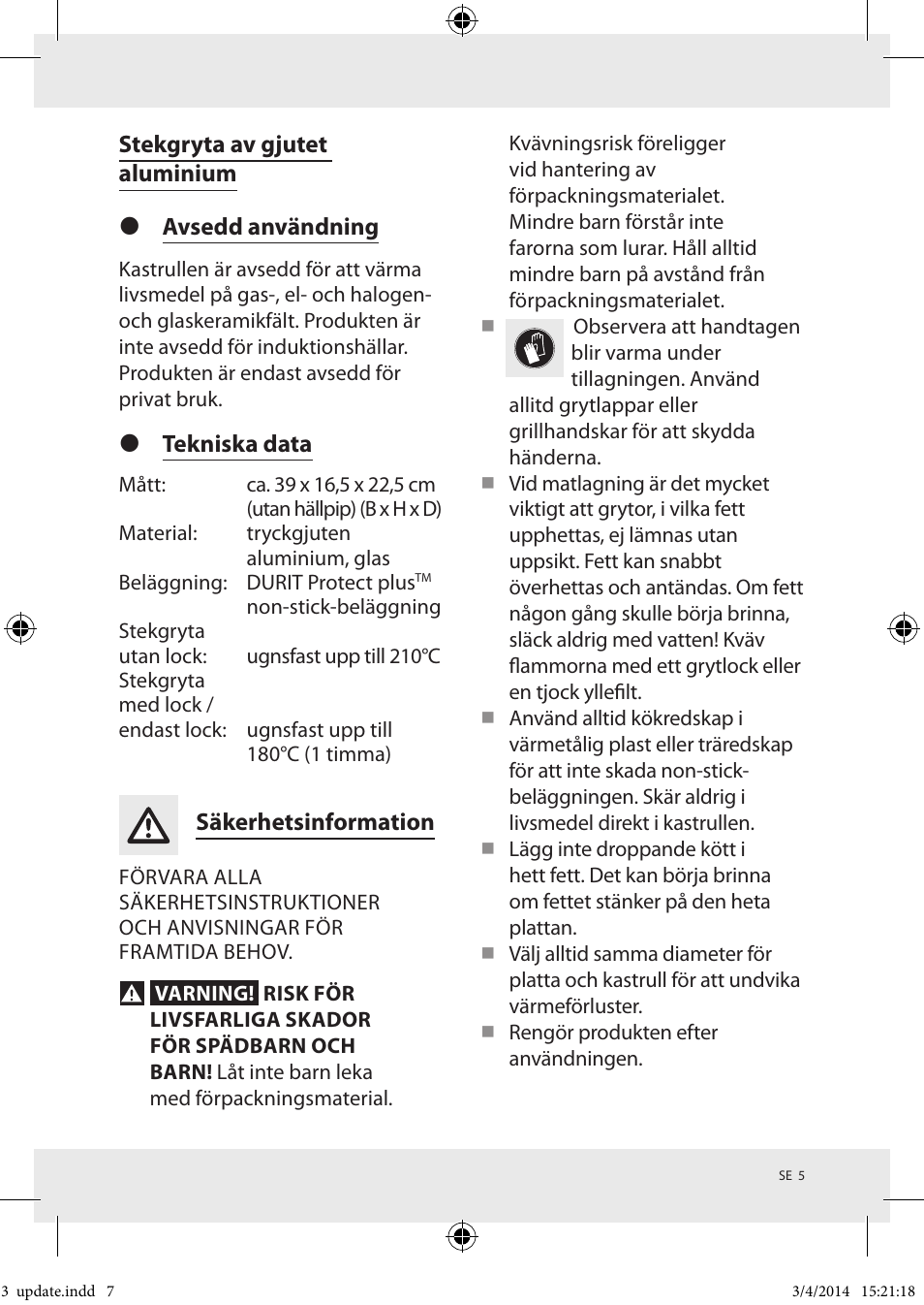 Ernesto Z32128A/ Z32128B User Manual | Page 7 / 20