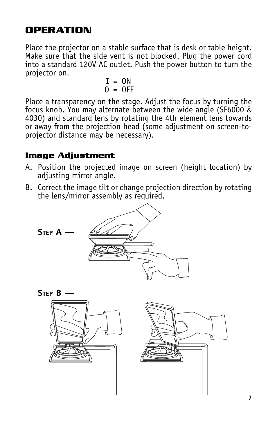 Operation | Dukane SF4030 User Manual | Page 13 / 20