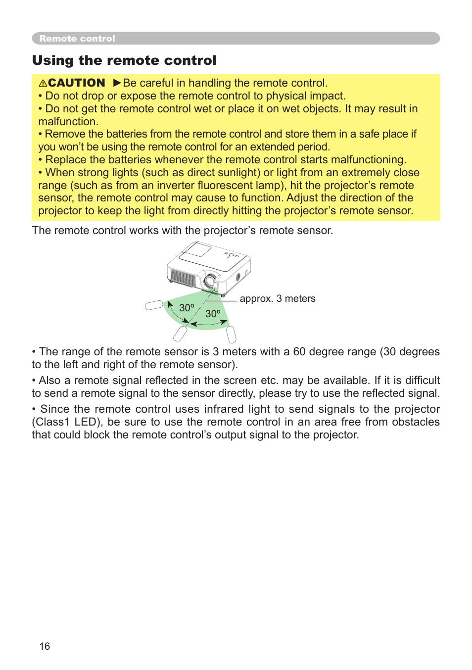 Using the remote control | Dukane 8065 User Manual | Page 18 / 114