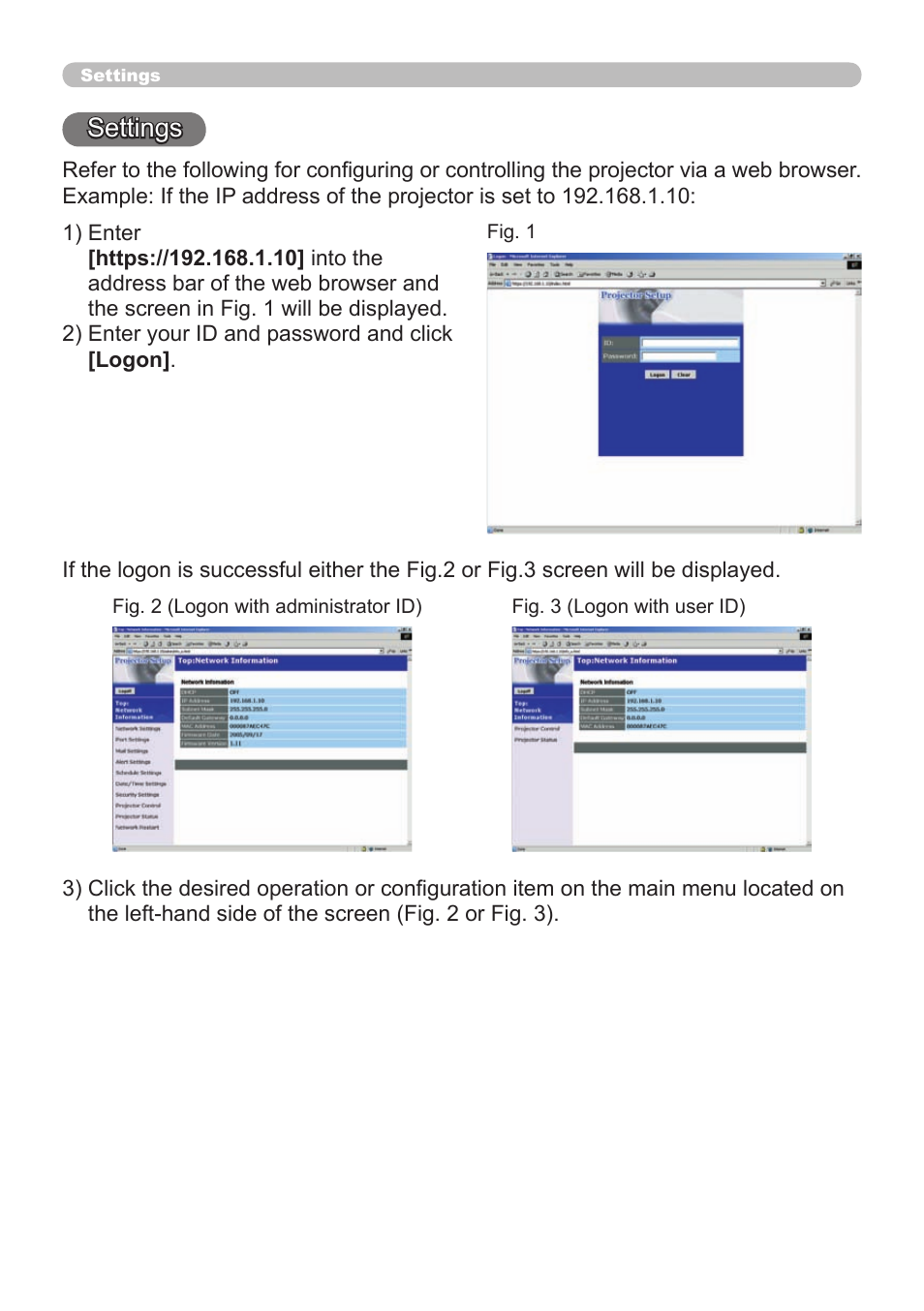 Settings | Dukane 8065 User Manual | Page 66 / 114