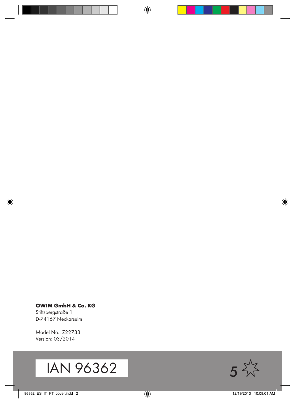Ernesto Z22733 User Manual | Page 10 / 10