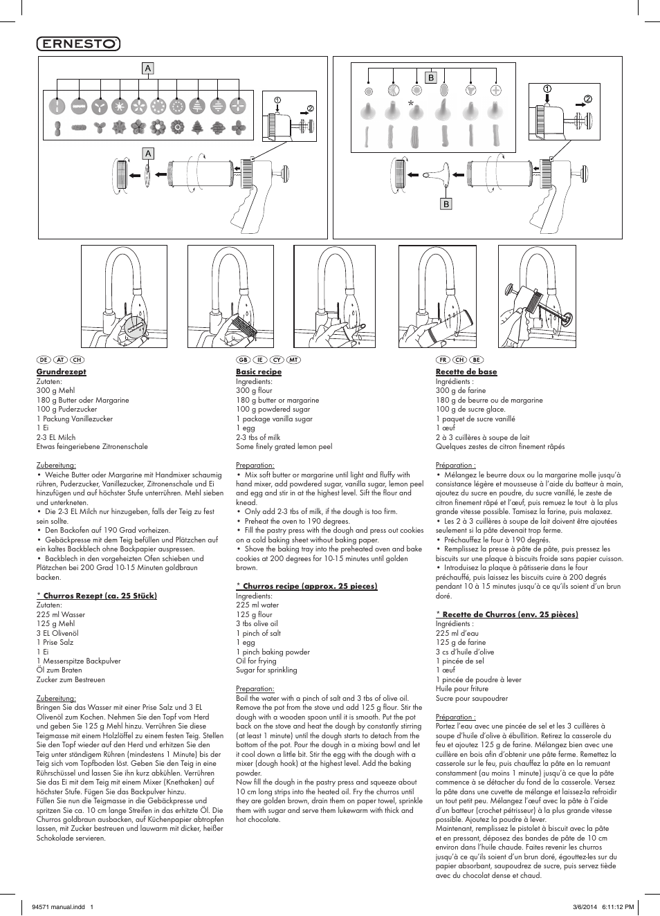 Ernesto Z32004 User Manual | 2 pages