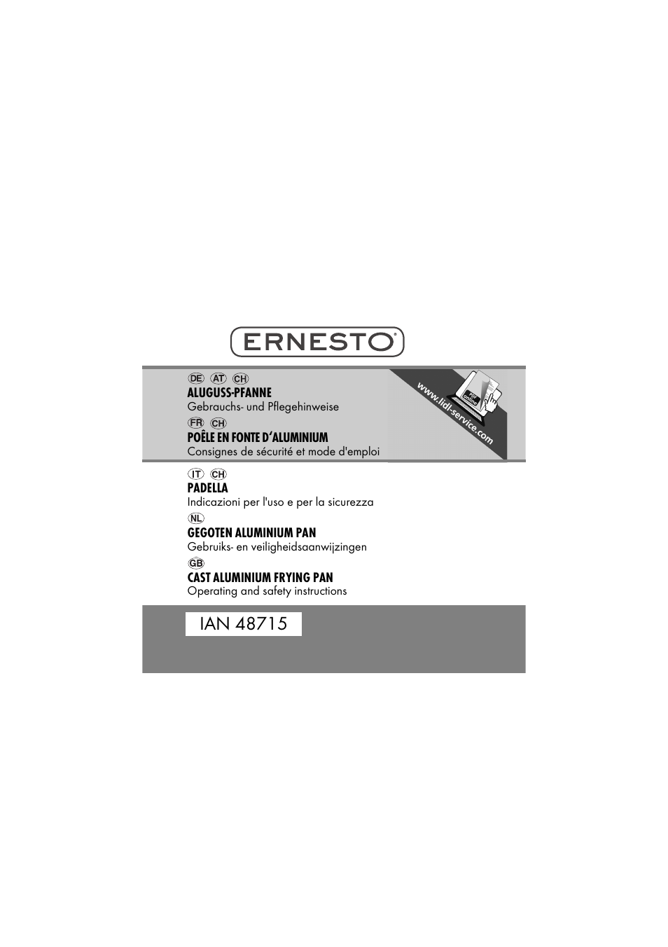 Ernesto IAN 48715 User Manual | 84 pages