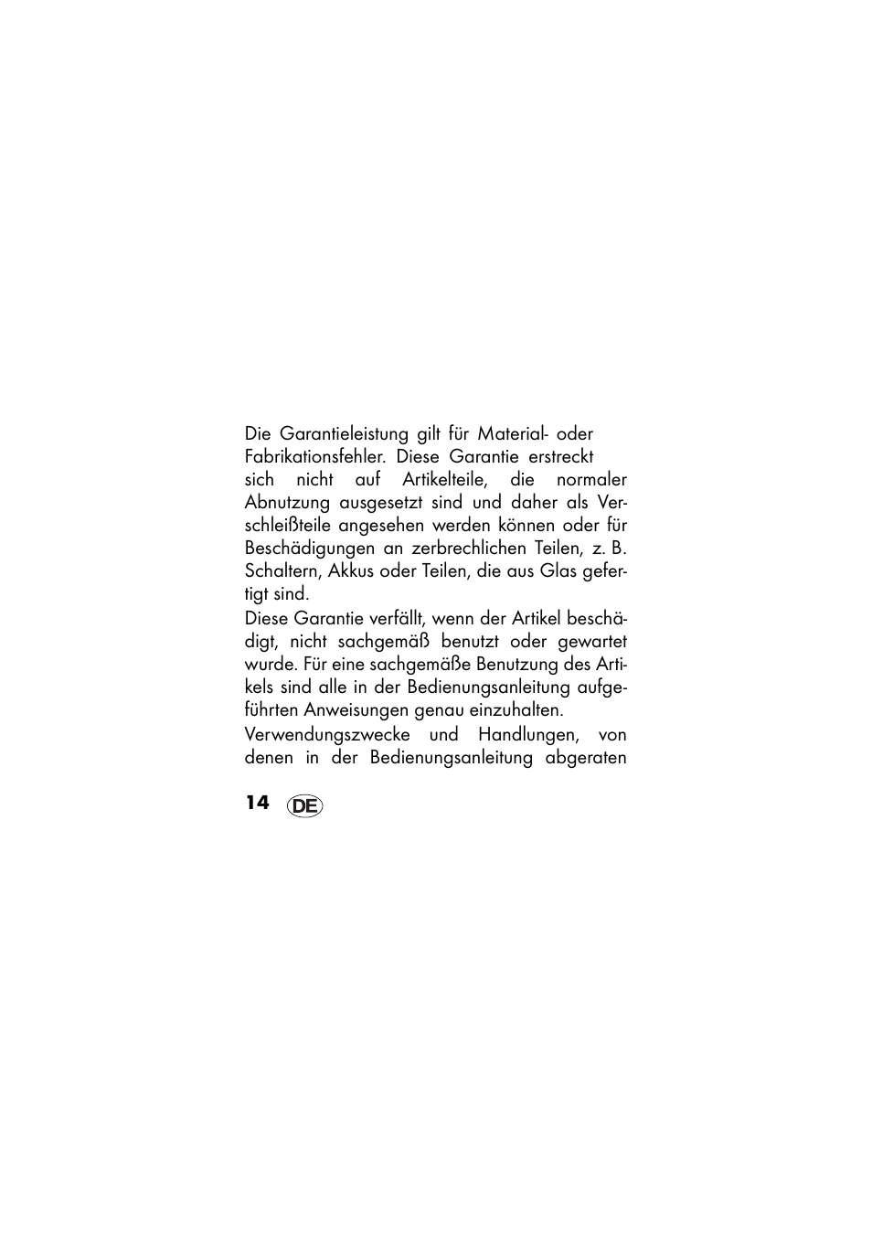 Ernesto IAN 48715 User Manual | Page 14 / 84