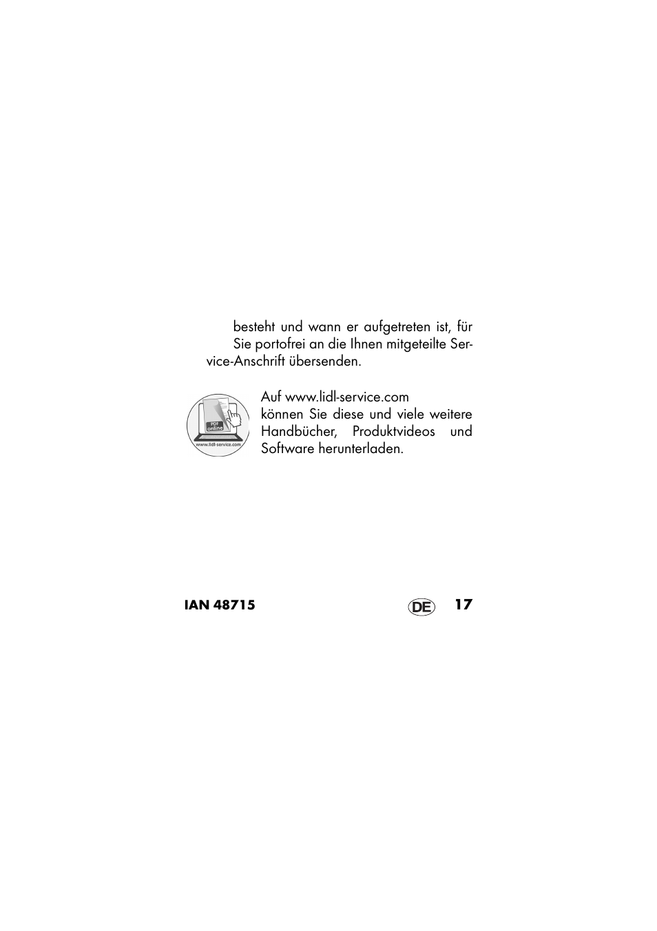 Ernesto IAN 48715 User Manual | Page 17 / 84