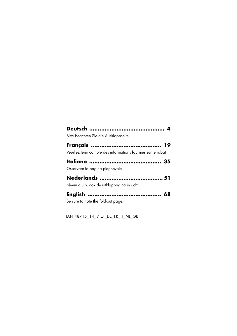 Ernesto IAN 48715 User Manual | Page 2 / 84