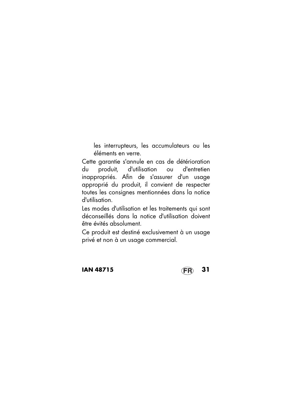 Ernesto IAN 48715 User Manual | Page 31 / 84