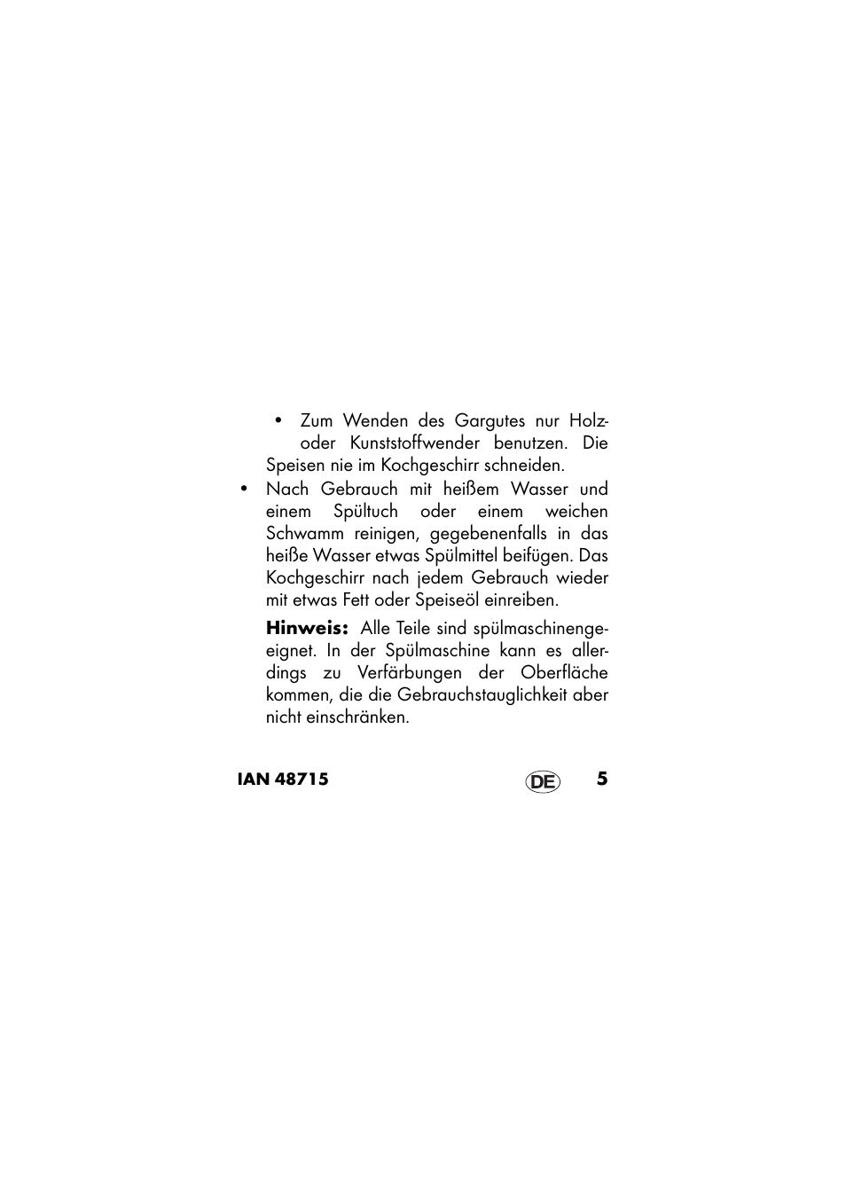 Ernesto IAN 48715 User Manual | Page 5 / 84