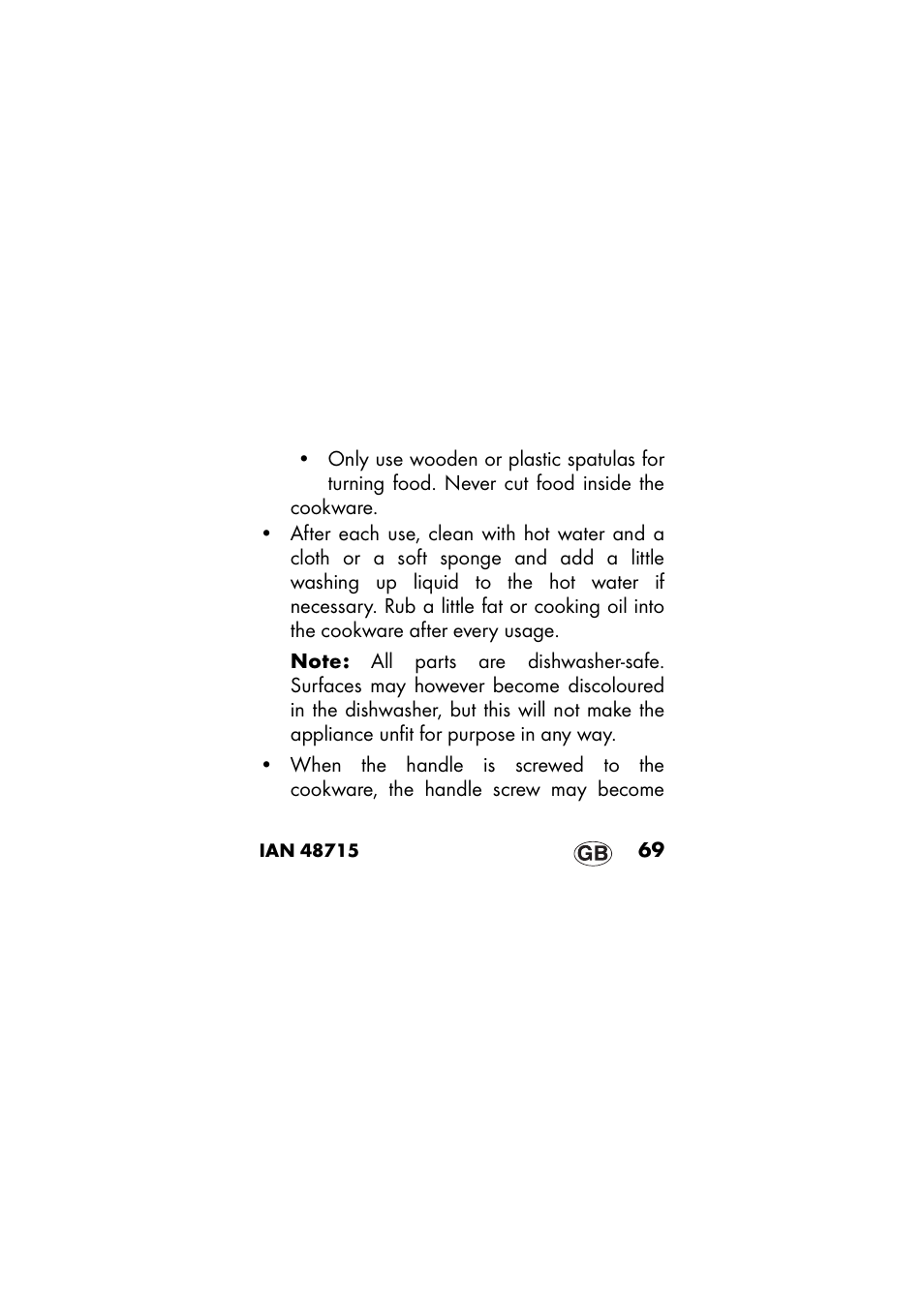 Ernesto IAN 48715 User Manual | Page 69 / 84