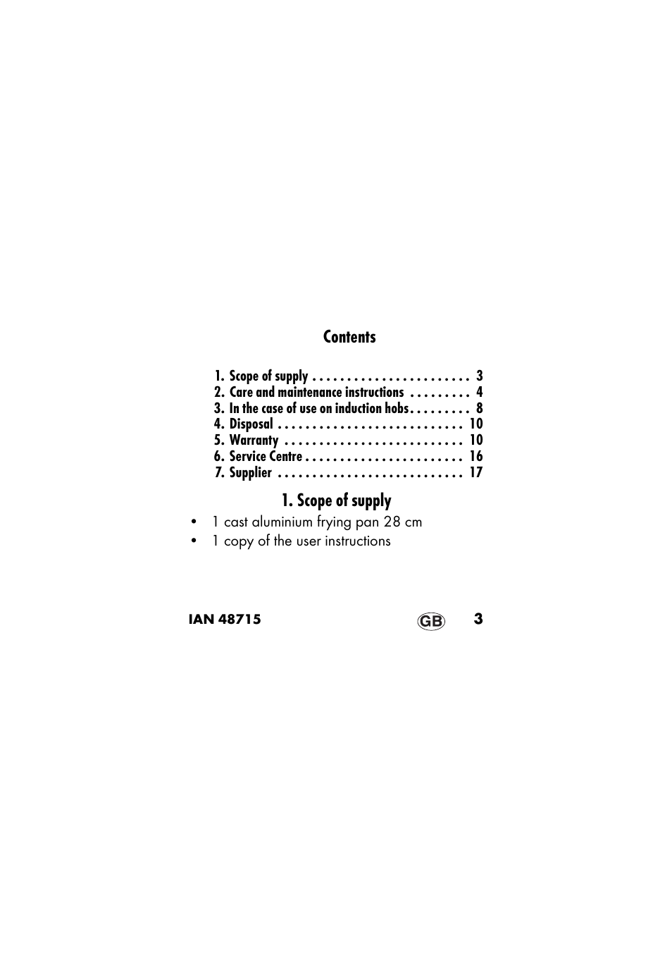 Ernesto 409568 User Manual | Page 3 / 112