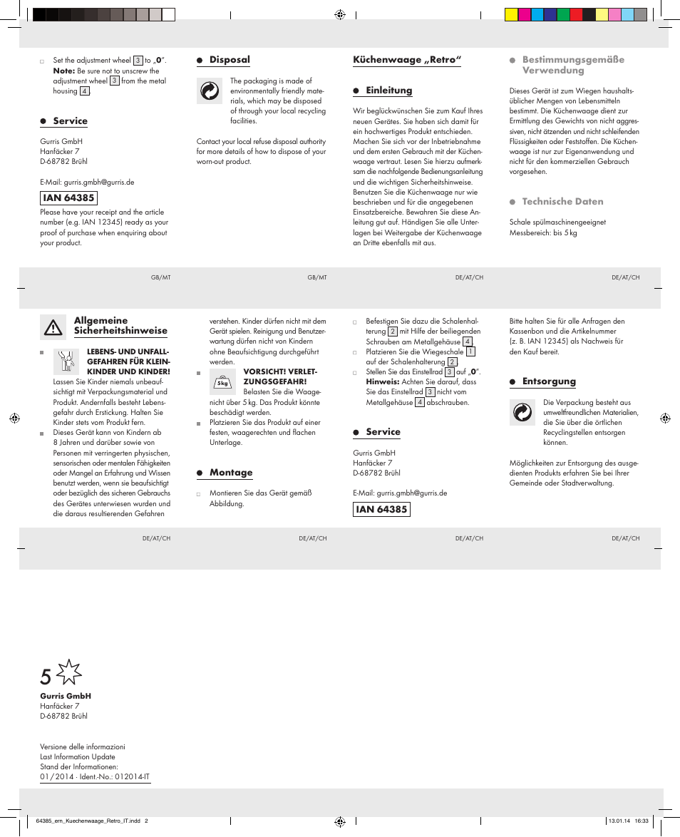 Ernesto Retro User Manual | Page 2 / 2