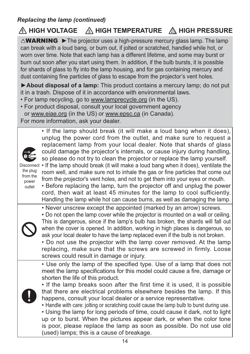 Dukane Data Video LCD - Interactive WXGA UST Projector 8107HWI User Manual | Page 16 / 28