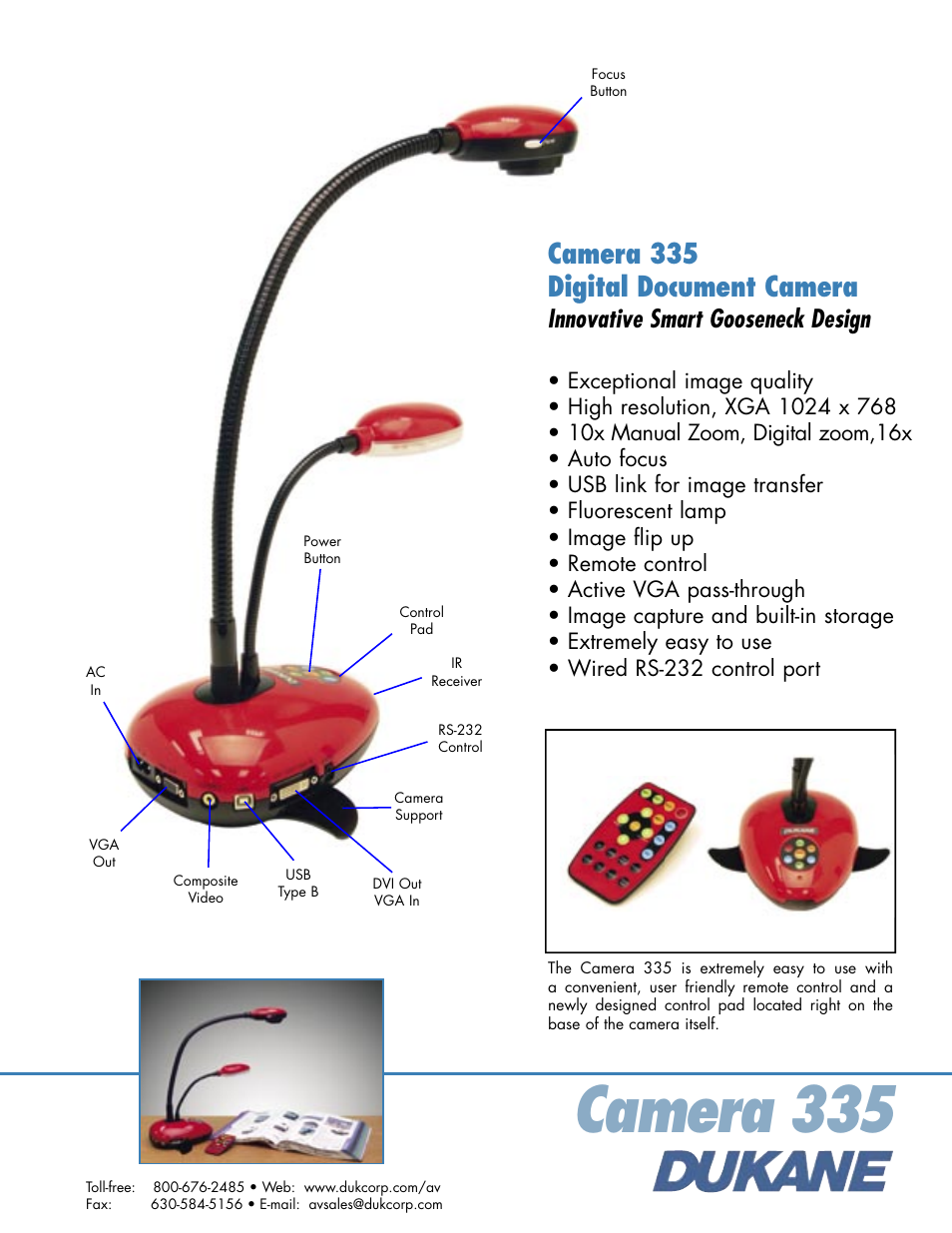 Dukane 335 User Manual | 2 pages