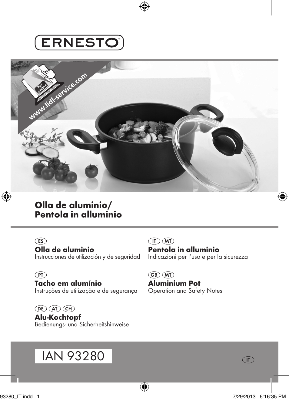 Ernesto H14270 User Manual | 18 pages