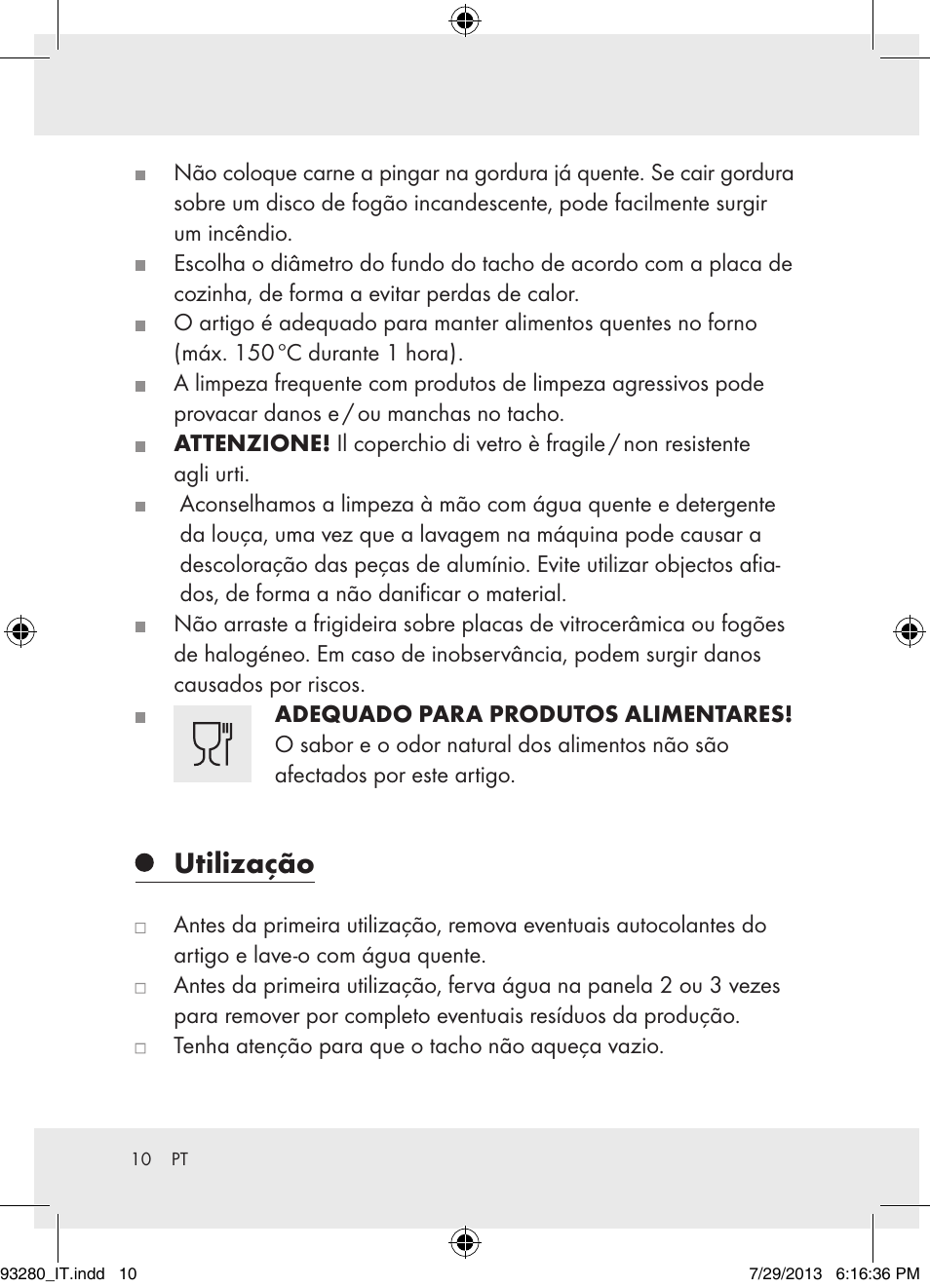 Utilização | Ernesto H14270 User Manual | Page 10 / 18