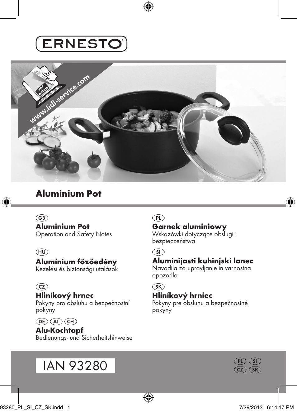 Ernesto H14270 User Manual | 25 pages