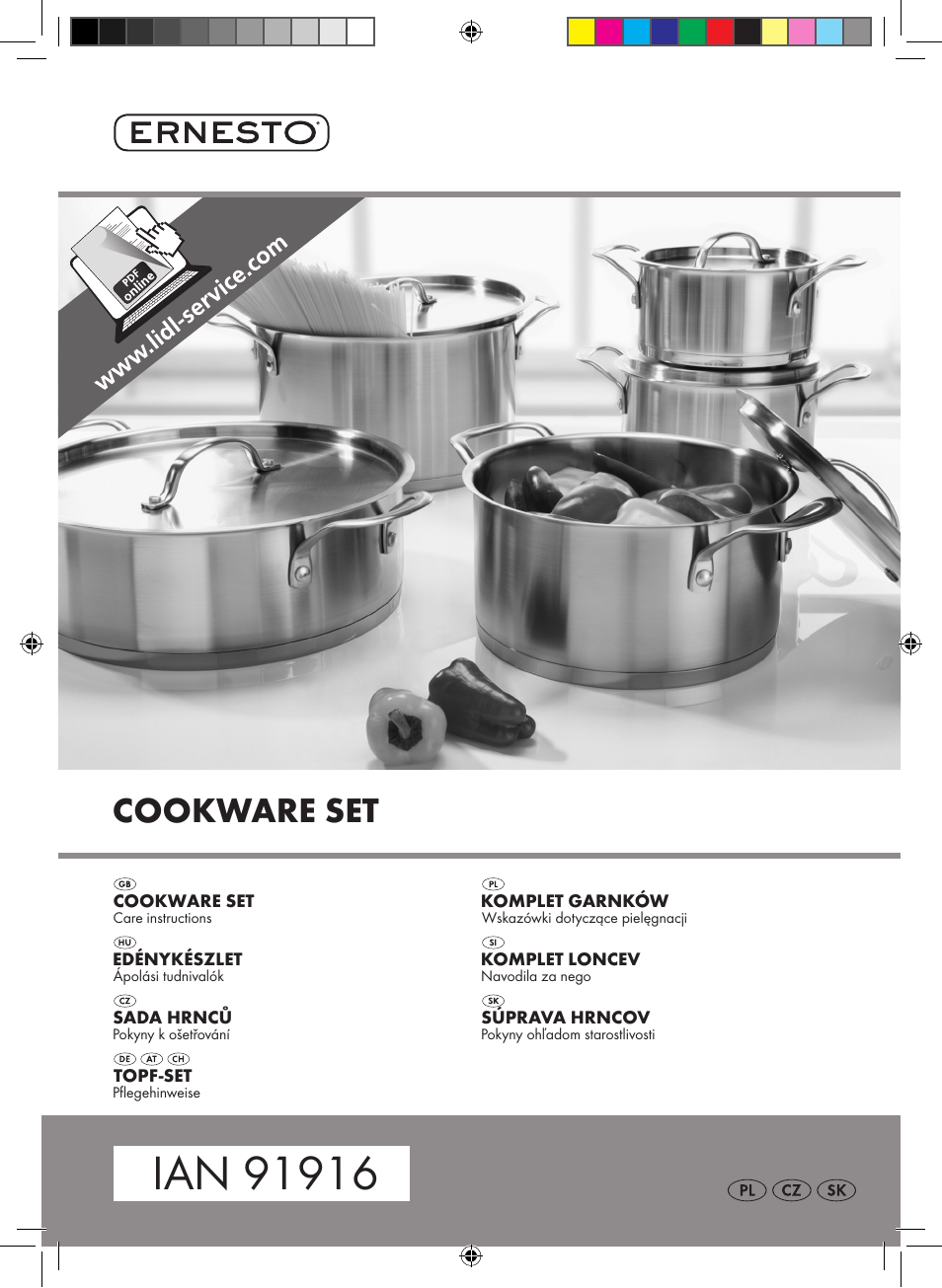 Ernesto Z31549 User Manual | 10 pages