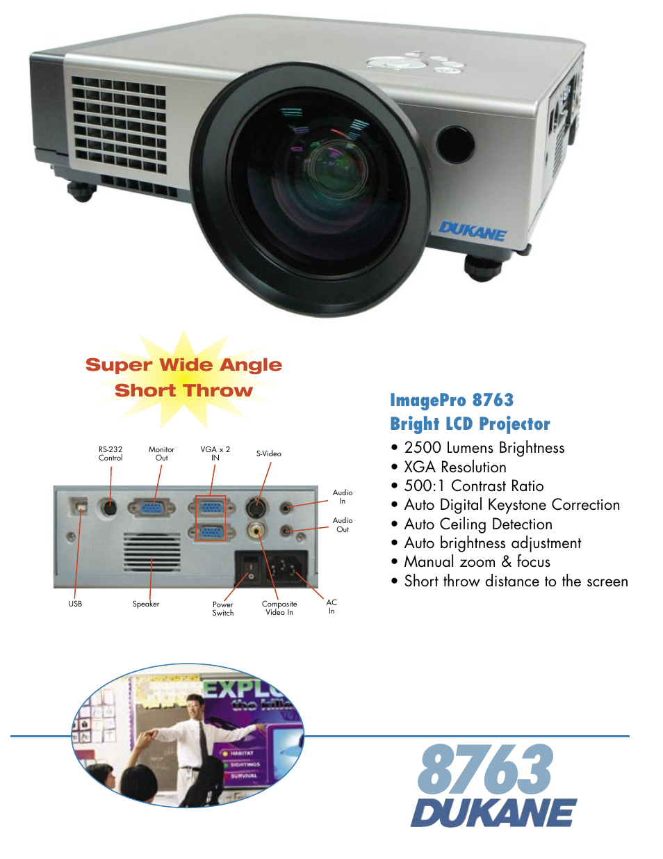 Dukane ImagePro 8763 User Manual | 2 pages