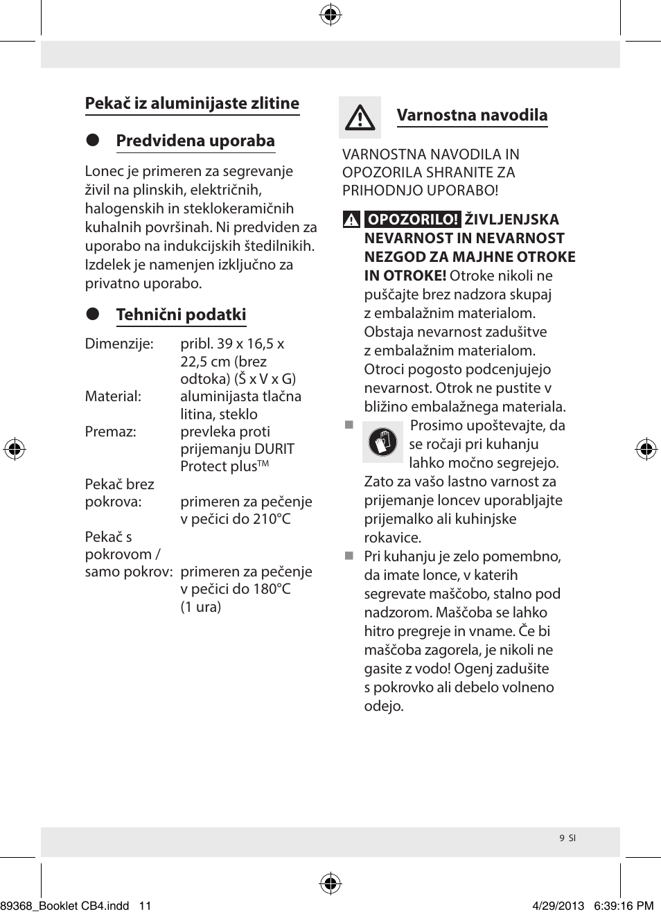 Ernesto Z30064 User Manual | Page 11 / 25