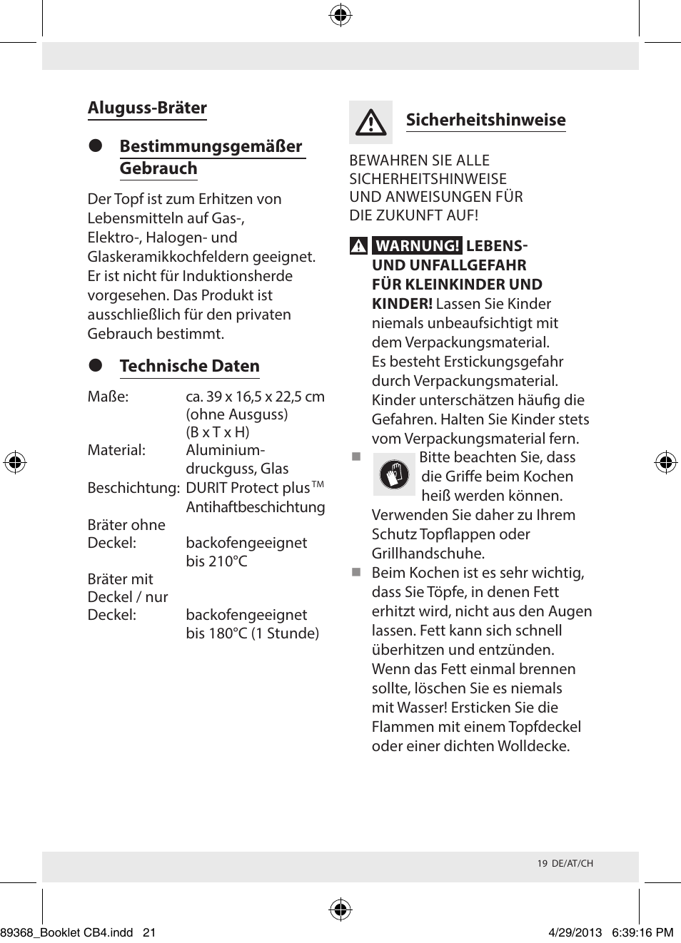 Ernesto Z30064 User Manual | Page 21 / 25