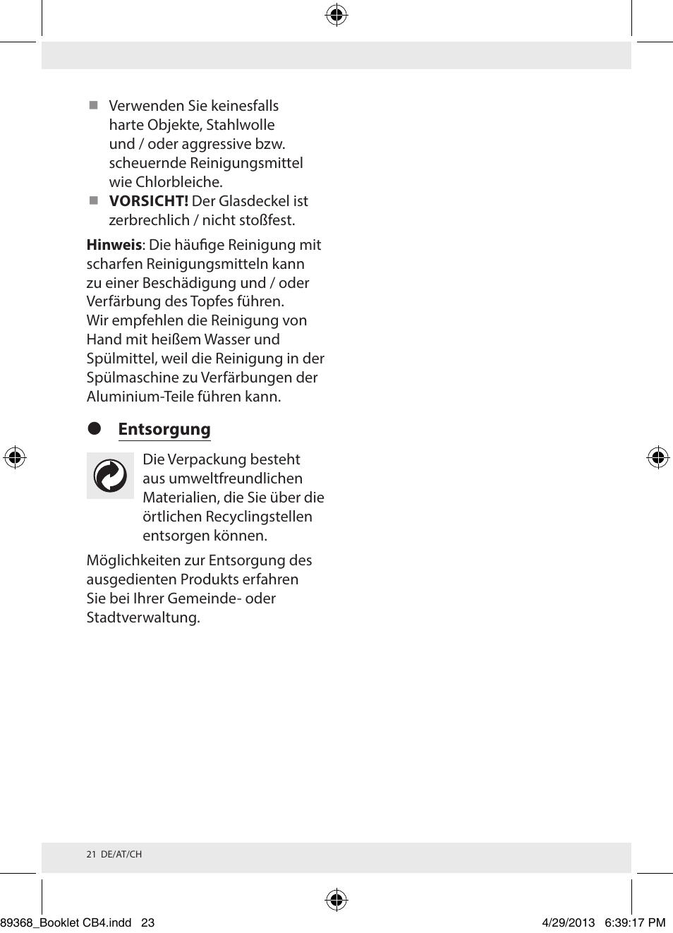 Ernesto Z30064 User Manual | Page 23 / 25