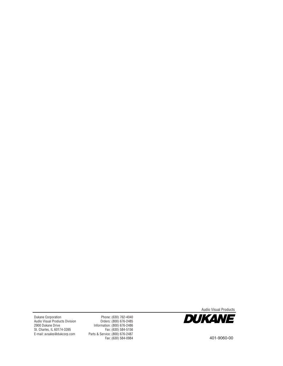 Dukane 9060 User Manual | Page 114 / 114