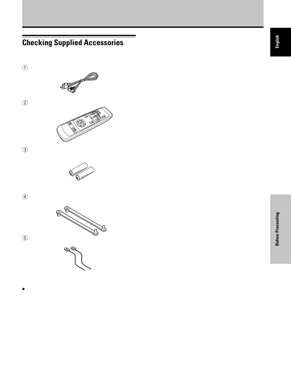 Checking supplied accessories | Dukane P50 User Manual | Page 11 / 42