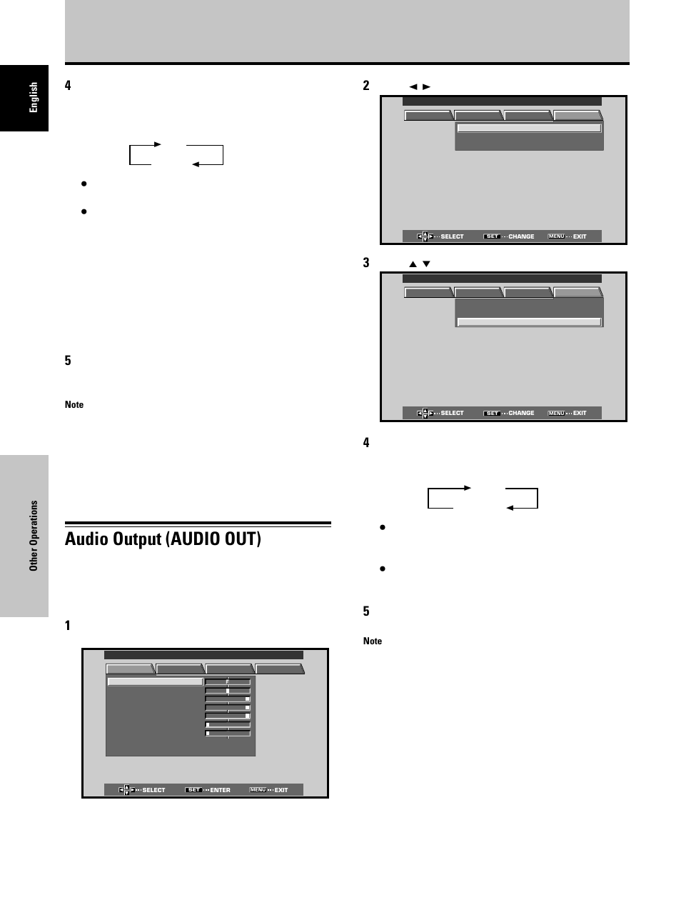 Audio output (audio out), Other operations | Dukane P50 User Manual | Page 34 / 42