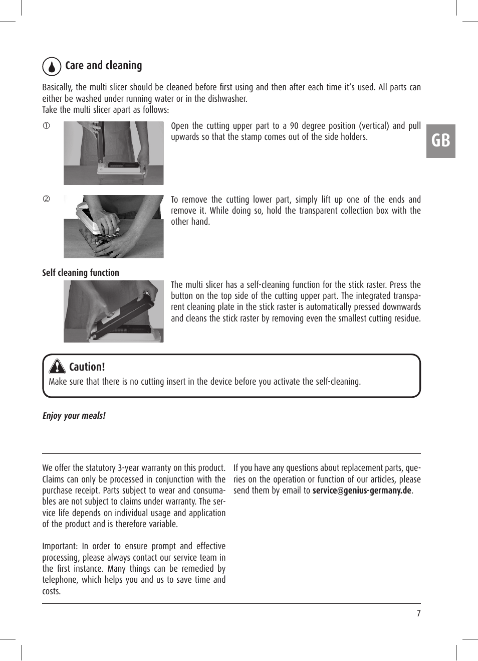 Ernesto Multi Slicer User Manual | Page 7 / 32