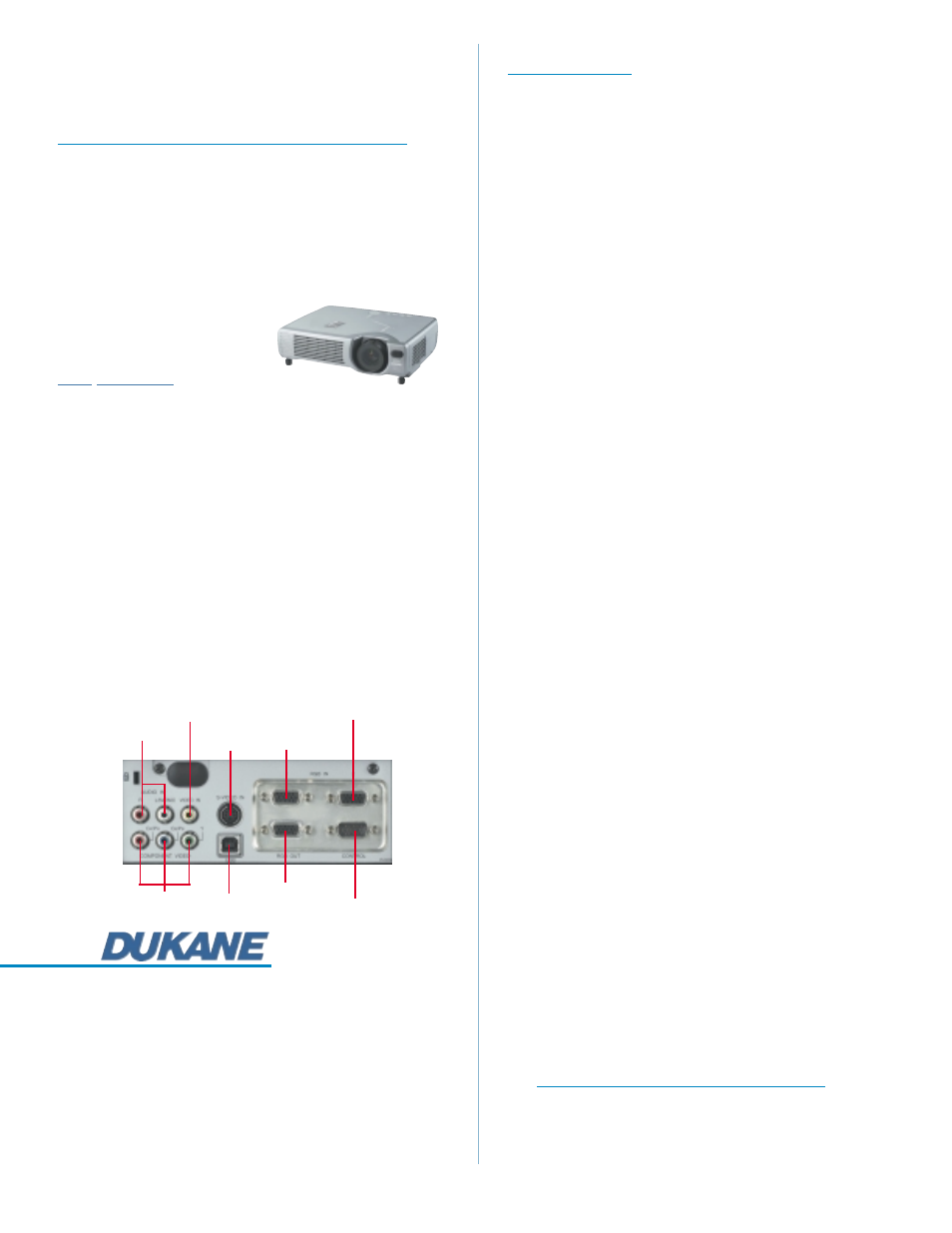 Imagepro 8049a premium-quality lcd projector | Dukane 8049A User Manual | Page 2 / 2