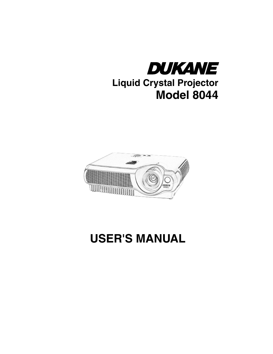 Dukane 8044 User Manual | 58 pages