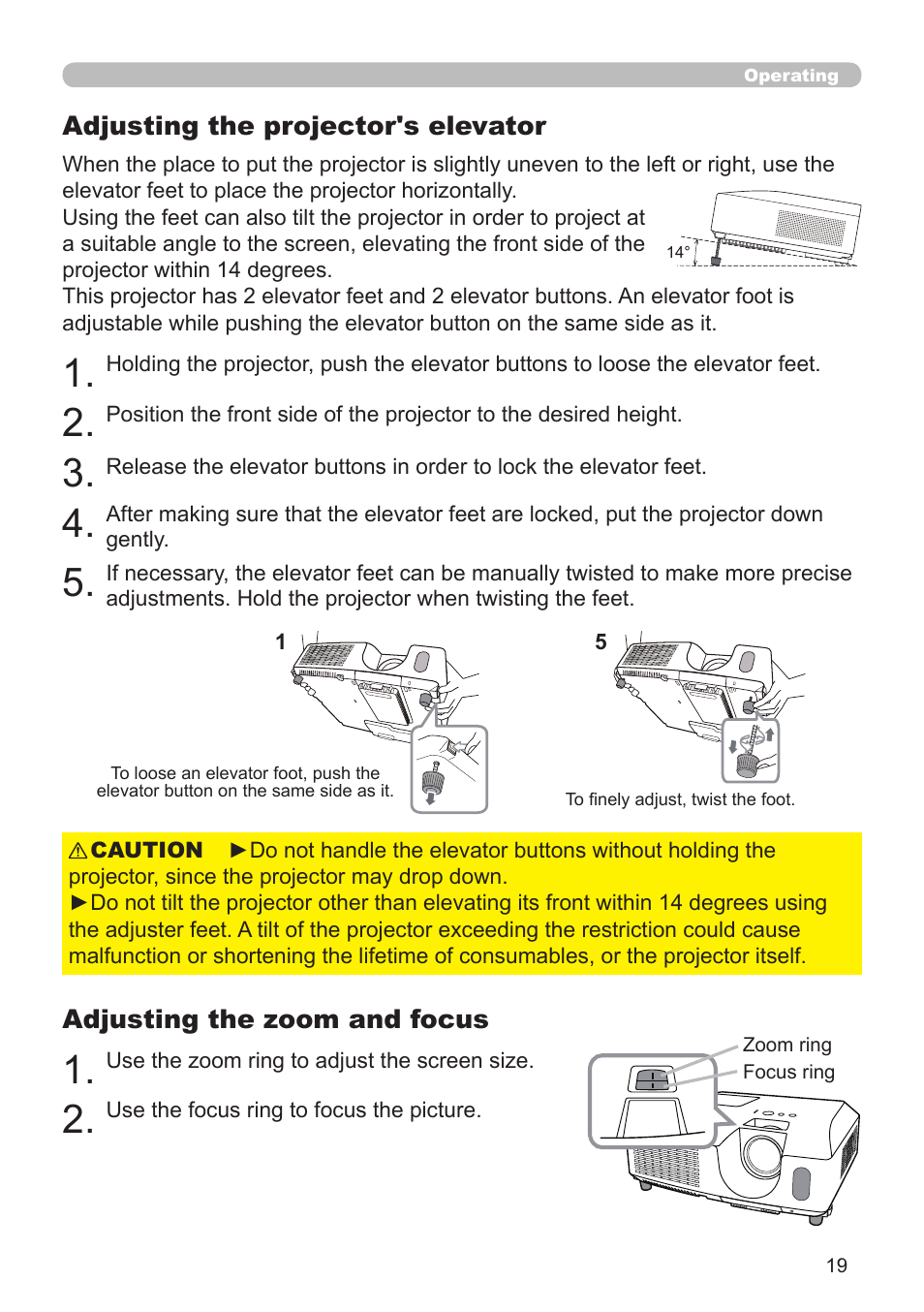 Dukane Projector 8920H-RJ User Manual | Page 19 / 75