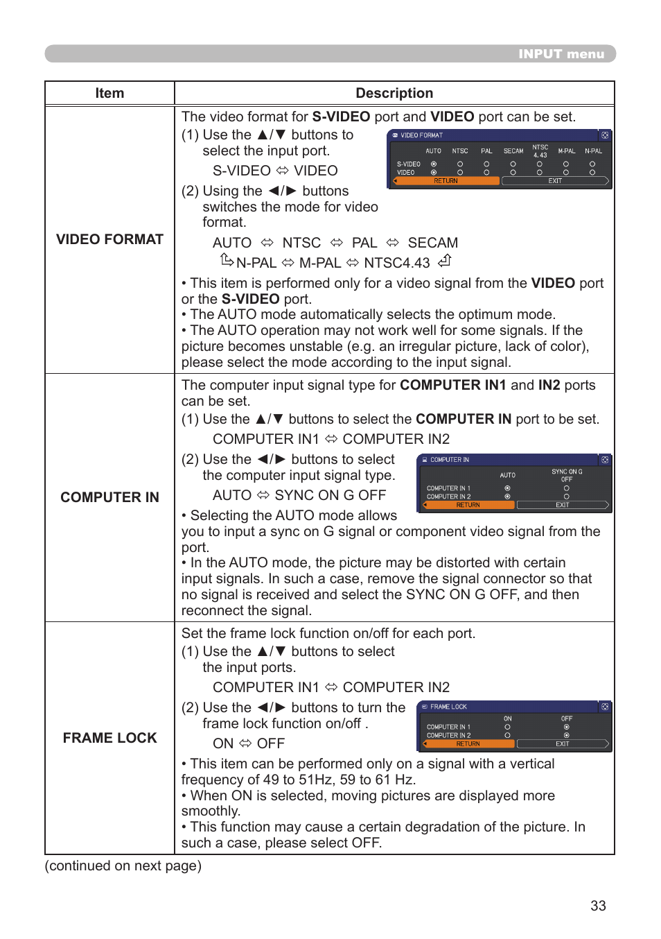 Dukane Projector 8920H-RJ User Manual | Page 33 / 75