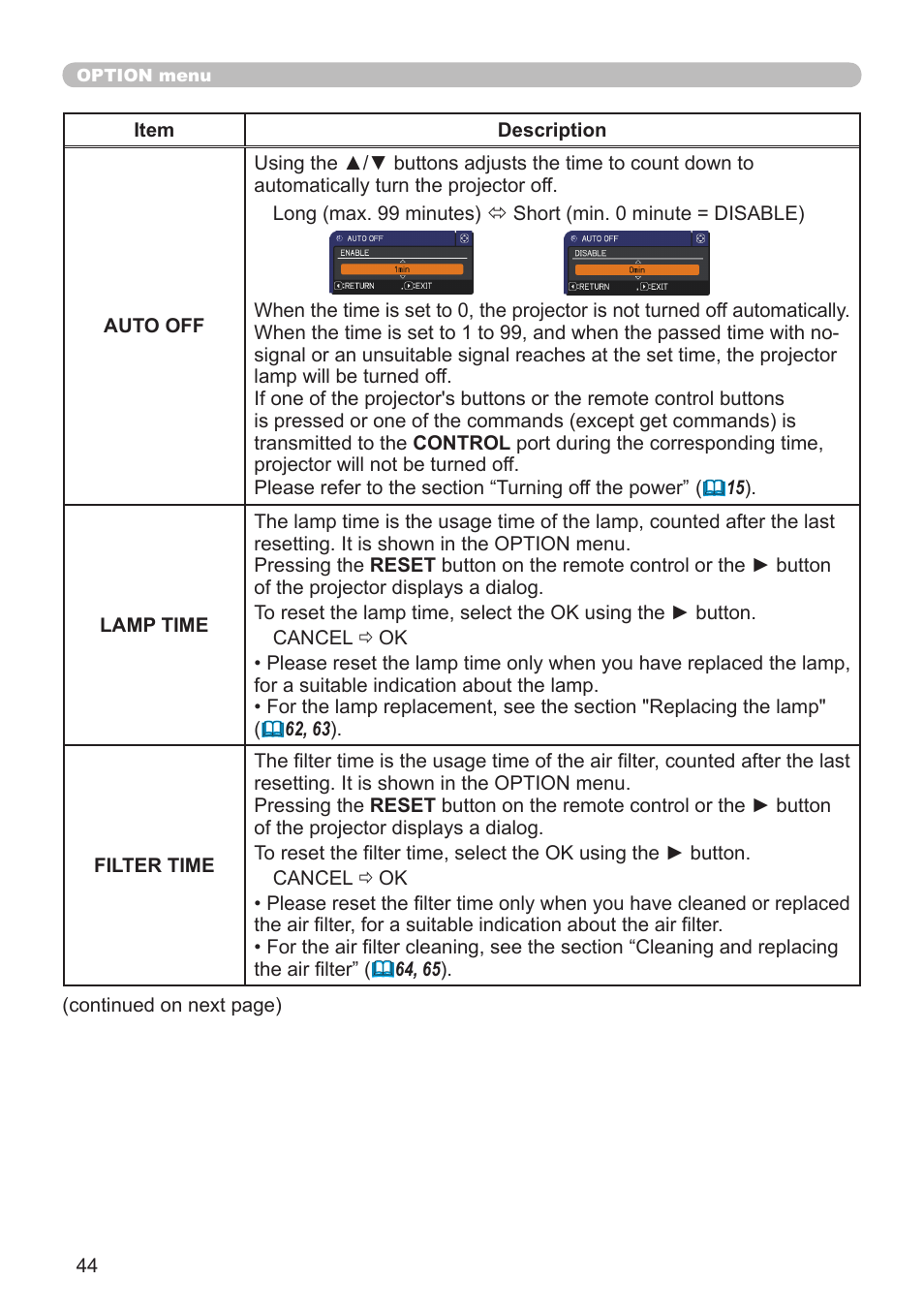 Dukane Projector 8920H-RJ User Manual | Page 44 / 75