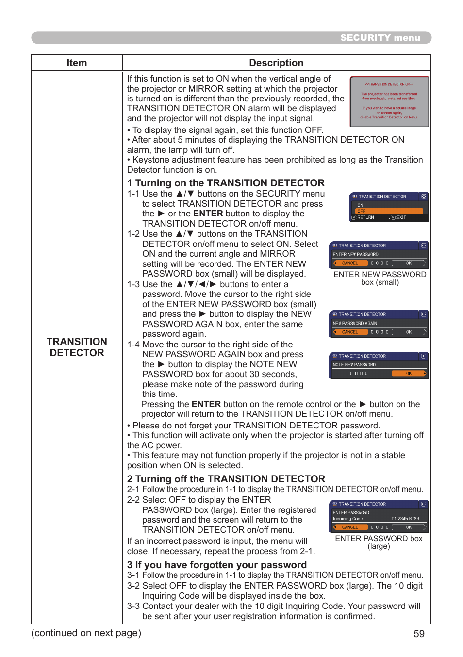 Dukane Projector 8920H-RJ User Manual | Page 59 / 75