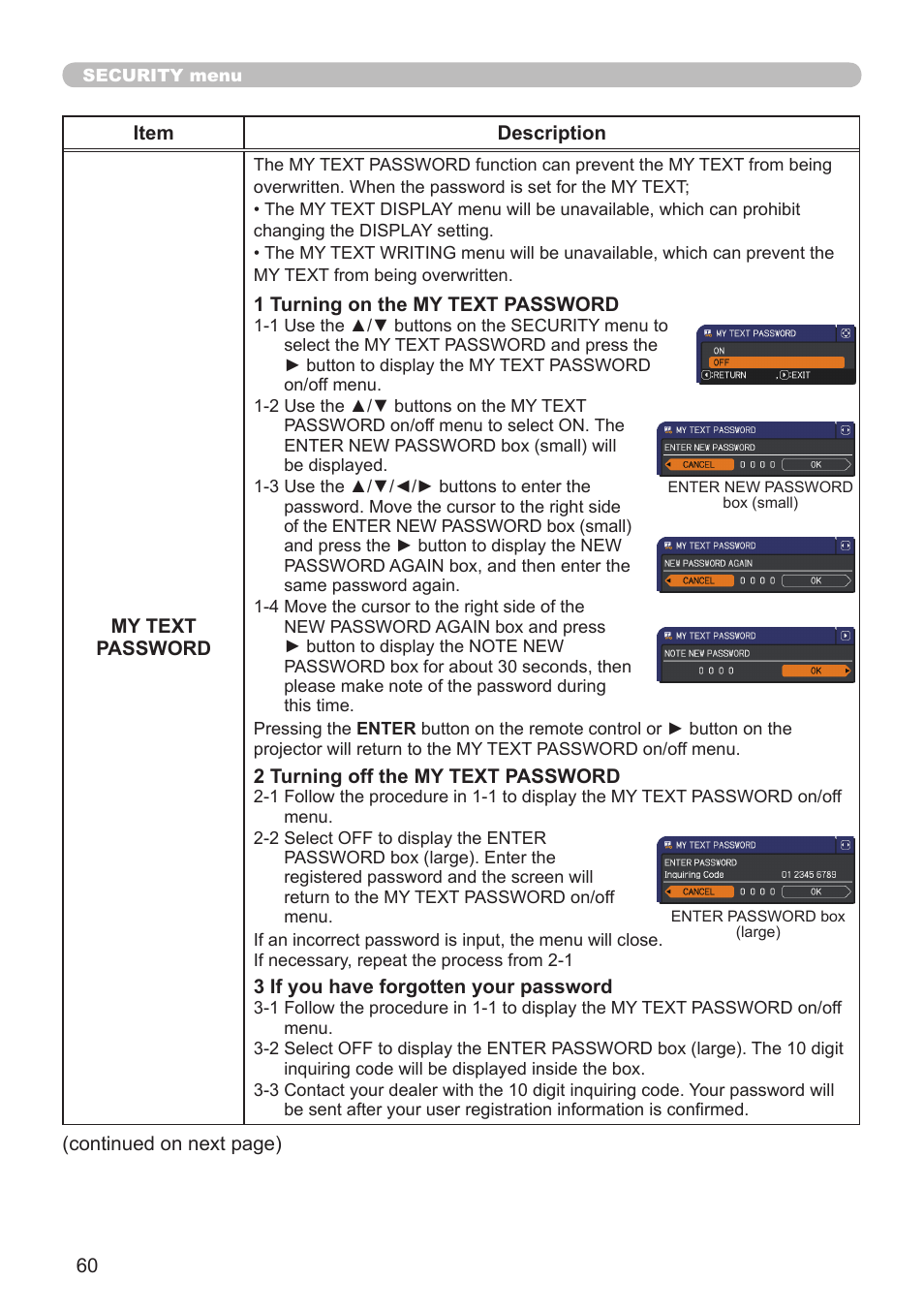 Dukane Projector 8920H-RJ User Manual | Page 60 / 75
