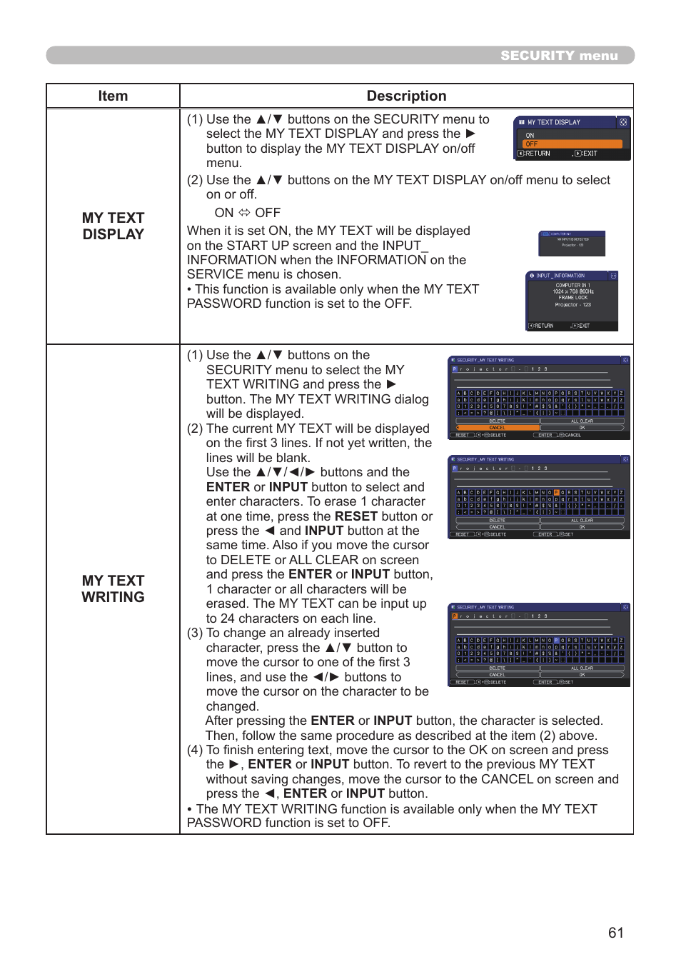 Dukane Projector 8920H-RJ User Manual | Page 61 / 75